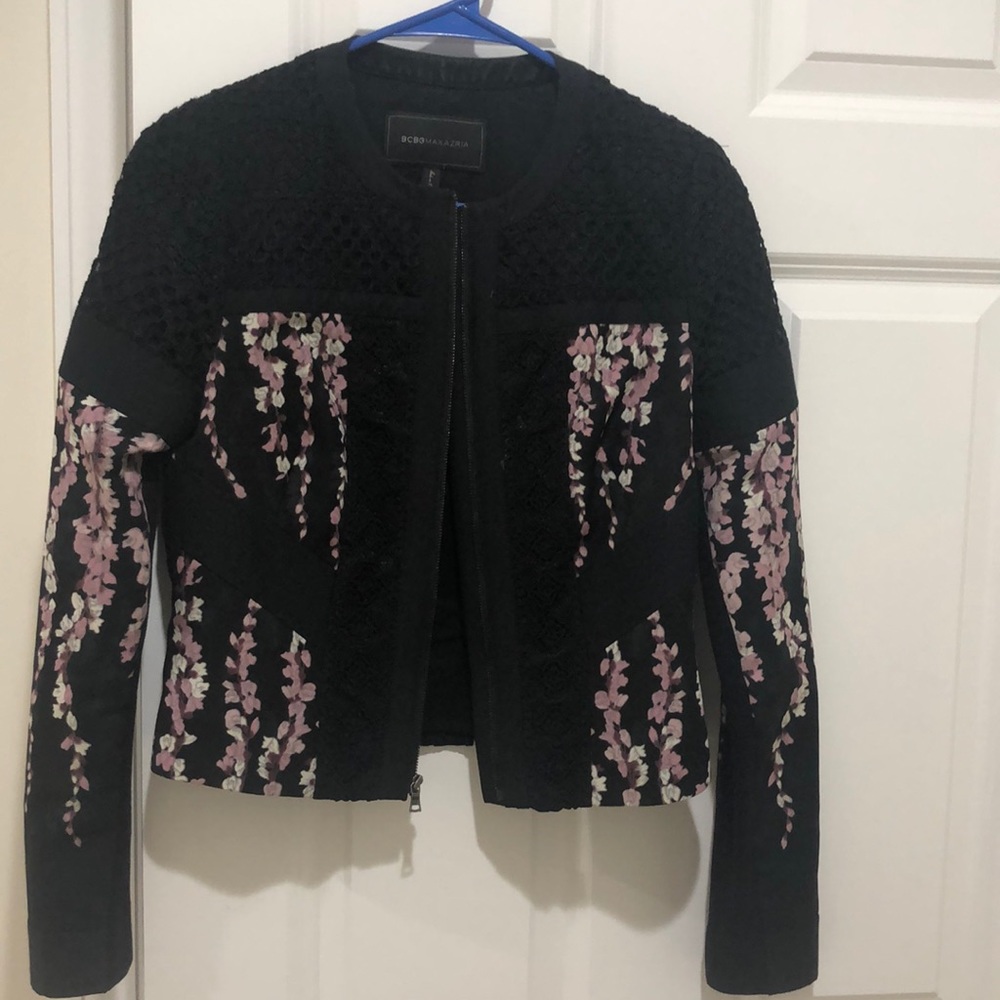 Beautifully detailed crop jacket from bcbg